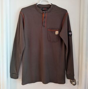 Bocomal FR Henley Cat2 Olive Green sz Large